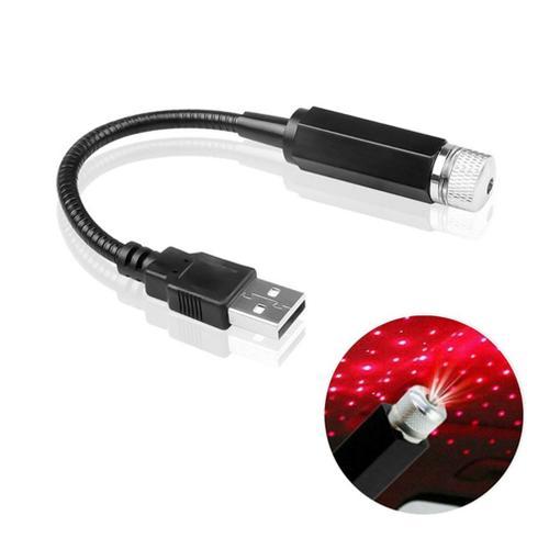 Lampe Led 360 Degrés Pour Toit De Voiture, Projecteur, Lumière D'ambiance, Galaxie, Usb, Luminaire Décoratif D'intérieur De Voiture, Réglable