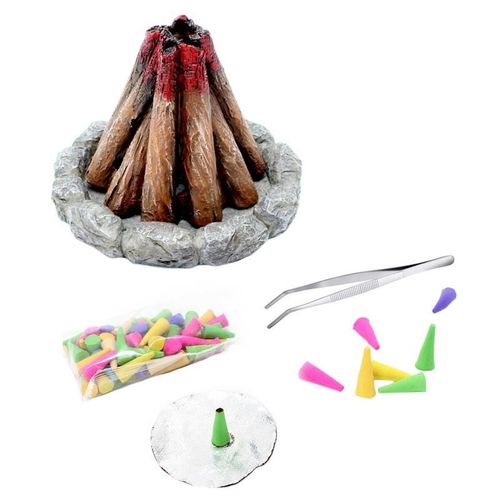 Brûleur d'encens en résine fait à la main pour la décoration intérieure, encensoir de feu de camp, ornement unique, artisanat pour hôtels et chambres à coucher