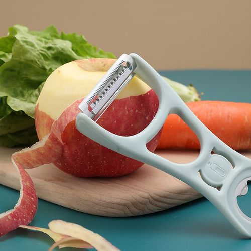 Éplucheur De Légumes Multifonctionnel, Éplucheur Pointu De Pommes De Terre, Râpe De Carottes, Outil De Fruits, Lève-Vin Trois En Un