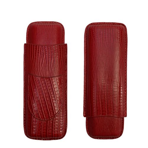 Étui à cigares portable avec coupe-cigare, étui de protection en cuir haut de gamme, adapté à l'étui à cigares Laguna et ette, vente en gros de points