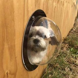 Hublot Rond Transparent Pour Chien, Fenêtre Pour Chien, Clôture Pour Animal De Compagnie, Look Extérieur, Acrylique Durable, Aboiement Réduit, Fournitures Pour Animaux De Compagnie