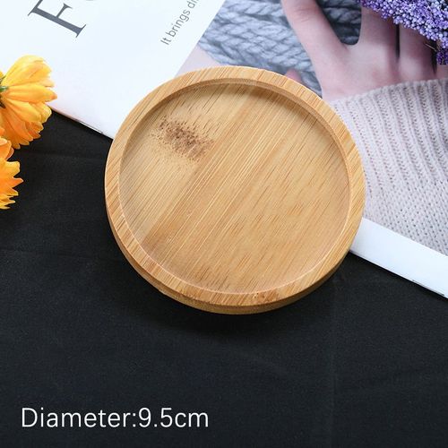 Pot De Fleur Multi Bambou En Bois D'escalier, Dessous De Verre, Assiette Décorative De Cuisine, Dessous De Verre Créatif, Polymères De Tasse À Café