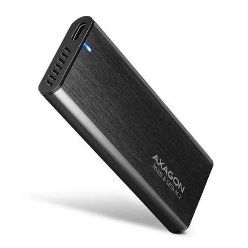Axagon EEM2-SB2 Boîtier USB-C 3.2 Gen 2, M.2 SSD - noir, Boîtier pour disques durs, Noir