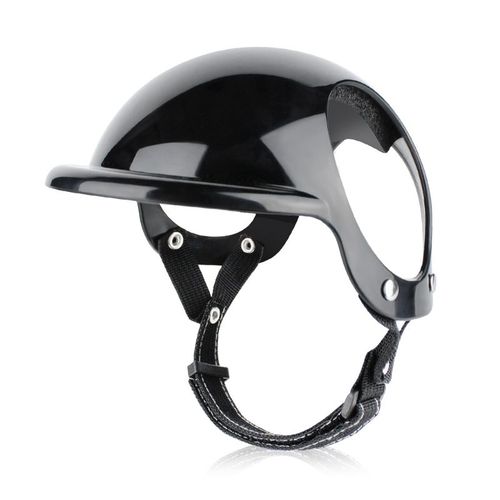 Casque De Moto Pour Chien Avec Trou D'oreille, Housse Pour Animal De Compagnie, Casque Pour Chiot