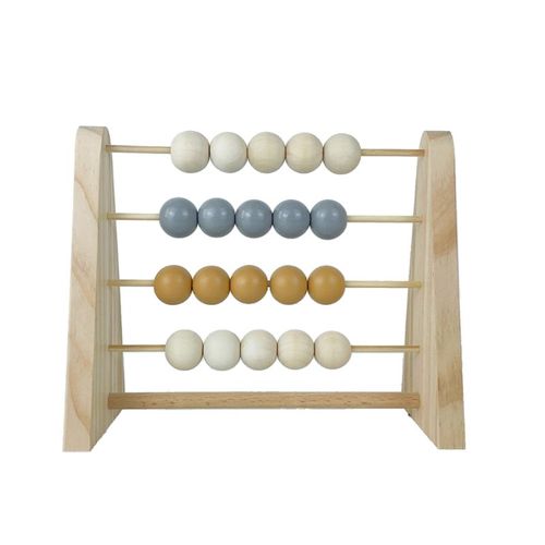 Boulier en bois pour décoration de chambre de bébé, perles de calcul, apprentissage précoce