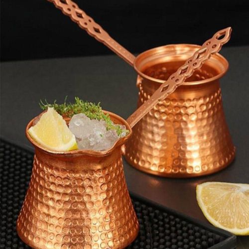 Cafetière Turque En Cuivre Moka Avec 18/Accessoire, Tasse À Lait Cadeau Étamé, Appareil Fait Main, Décoratif, 330ml, A3d7