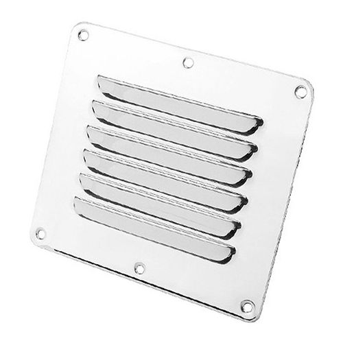 Grille d'aération carrée en acier inoxydable 316 pour bateau, matériel marin, persienne, ventilateur à persiennes, couvercle de gril
