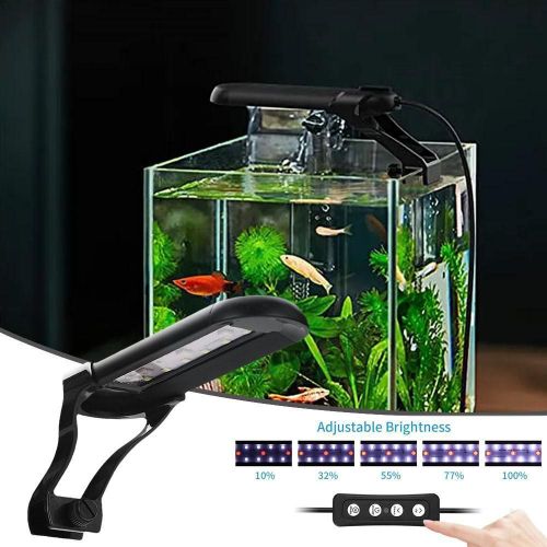 Mini Lampe Led Usb Pour Aquarium, Lumière À Clipser Pour Plante Précieuse Avec 14 Modes Lumineux O5b0