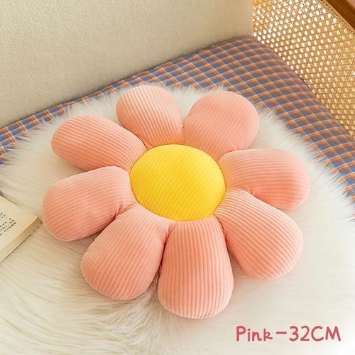 1pc Daisy Flower Oreiller De Canapé En Peluche Pouffer Office De Chaise Sédentaire Cushion Sunflower Tatami Cushion Relaxing Pad