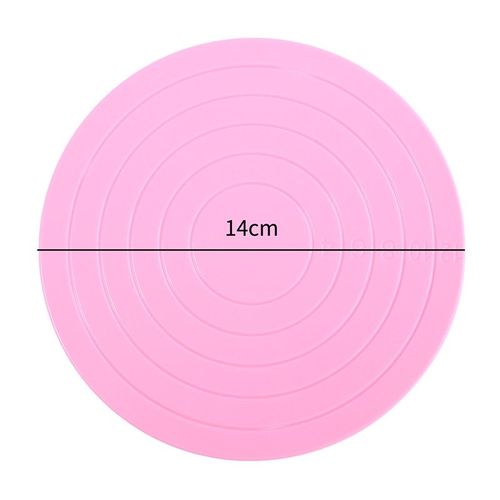 Table Rotative À Gâteaux En Plastique, Nouveau, Diy, Mini Plateau Tournant Pour Gâteau Fondant, Support Rond Pour Biscuits, Outils De Cuisine Pour La Maison