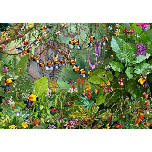 François Ruyer - Jungle - Puzzle 1000 Pièces
