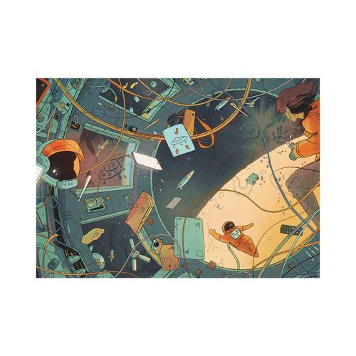 Puzzle Pièces Xxl - Puzzle Trouvez Les 10 Objets - Espace - 300 Pièces