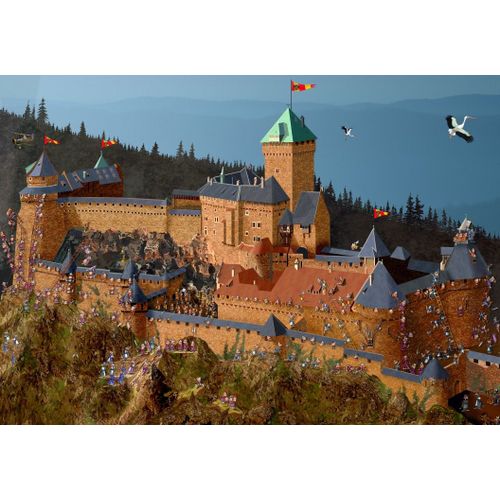 Château Du Haut-Koenigsbourg - Puzzle 1000 Pièces