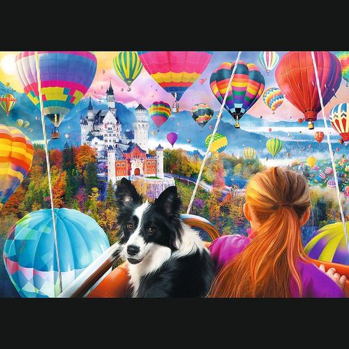 Puzzle Spirale - Fête Des Montgolfières - 1040 Pièces