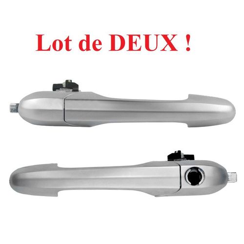 Deux Poignées De Portières Intérieures Avants Chromées - Alfa Romeo 147 3.2 Gta 01/2001-03/2010