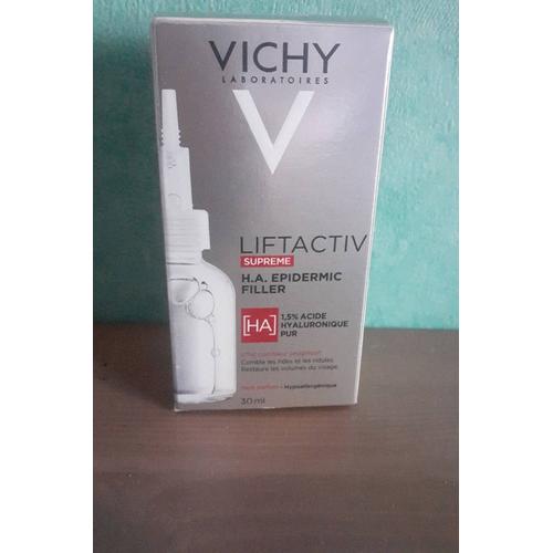 Vichy Serum Liftactiv Suprême. H.A Epidermic Filler. 1.5% Pure Acide Hyaluronique . 30ml. Boite Scellée. 