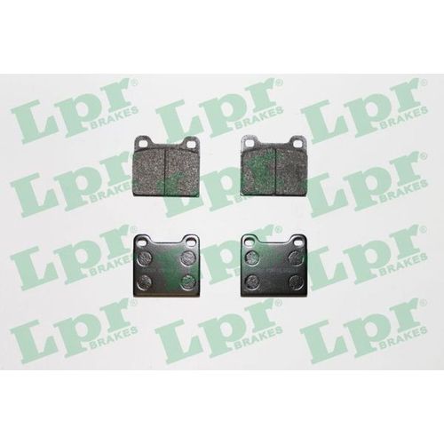 Jeu De 4 Plaquettes De Freins À Disques Avants - Bmw 1500-2000 (115, 116, 118, 121) 1800 Ti 10/1963>04/1968