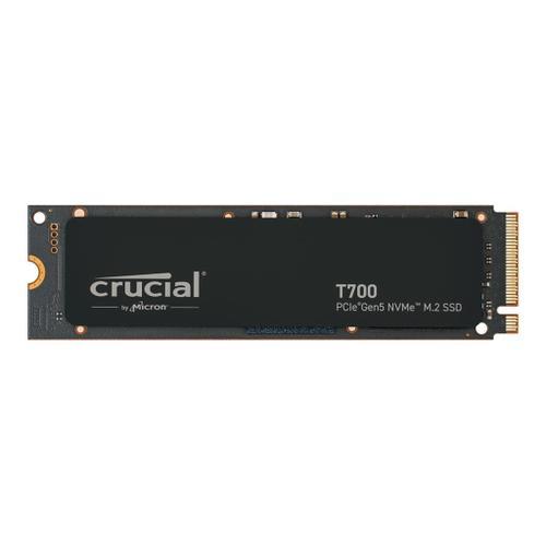 Crucial T700 - SSD - chiffré - 4 To - interne - PCI Express 5.0 (NVMe) - TCG Opal Encryption 2.01