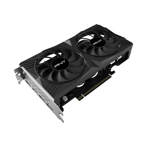 PNY GeForce RTX 4060 8GB VERTO Dual Fan - Carte graphique - GeForce RTX 4060 - 8 Go GDDR6 - PCIe 4.0 x8 - HDMI, 3 x DisplayPort - boîte