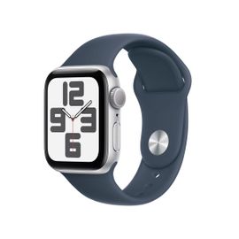 Apple Watch Se 2ème Génération Gps - Boîtier Aluminium 40 Mm Argent - Bracelet M/L