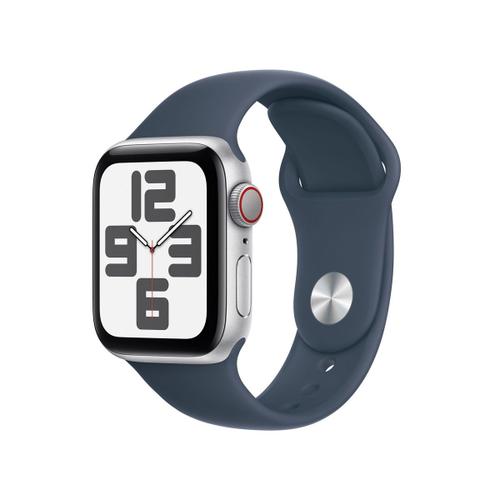 Apple Watch Se 2ème Génération Gps - Boîtier Aluminium 40 Mm Argent - Bracelet S/M