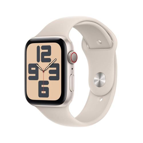 Apple Watch Se 2ème Génération Gps - Boîtier Aluminium 44 Mm Lumière Stellaire - Bracelet M/L