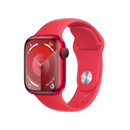 Apple Watch Series 9 Gps - Boîtier Aluminium 41 Mm Rouge - Bracelet M/L