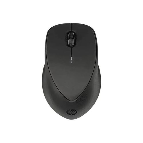 HP Premium - Souris - droitiers et gauchers - laser - 3 boutons - sans fil - 2.4 GHz - récepteur sans fil USB - noir
