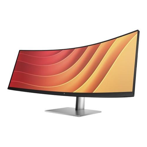 HP E45c G5 - E-Series - écran LED - incurvé - 44.5" - 5120 x 1440 Dual Quad HD @ 165 Hz - VA - 400 cd/m² - 3000:1 - 3 ms - HDMI, DisplayPort, USB-C - haut-parleurs - tête noire, noir et argent...