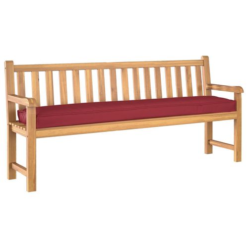Vidaxl Coussin De Palette Pour Banc Rouge Vin 180x40x8 Cm Tissu Oxford