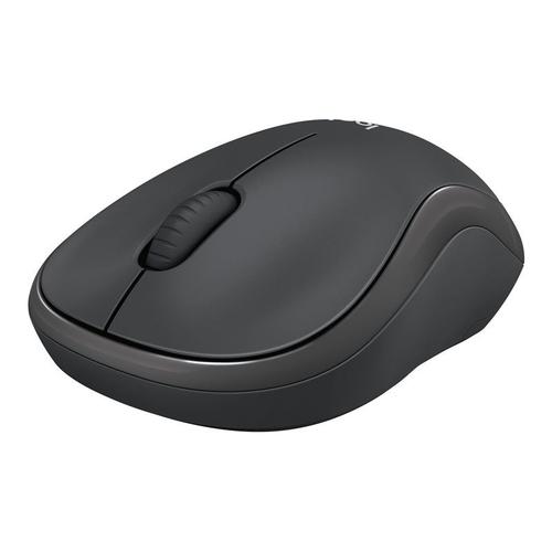 Logitech M240 Silent - Souris - droitiers et gauchers - optique - 3 boutons - sans fil - Bluetooth - graphite