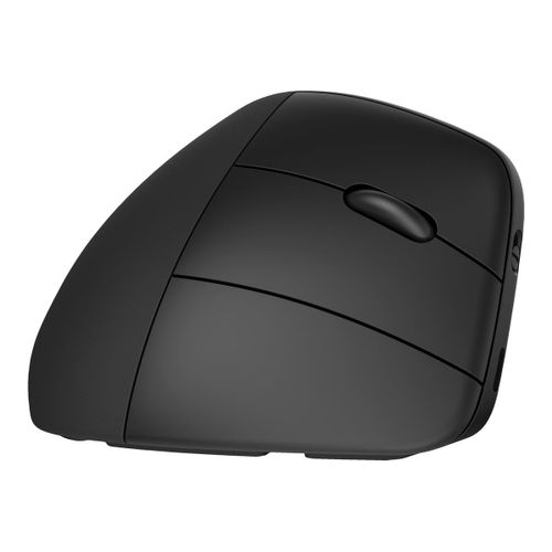 HP 925 - Souris verticale - 6 boutons - sans fil - 2.4 GHz, Bluetooth 5.3 - récepteur sans fil USB - noir - emballage durable