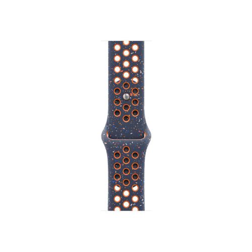 Apple Nike - Bracelet Pour Montre Intelligente - 45 Mm - M/L (S'adapte Aux Poignets De 160 - 210 Mm) - Flamme Bleue
