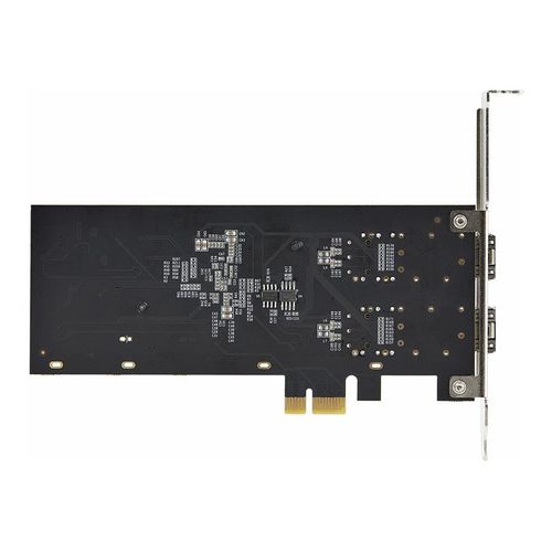 StarTech.com Carte Réseau GbE SFP 2 Port, Fibre Optique PCIe Ethernet NIC - Adaptateur réseau - PCIe 2.0 - Gigabit SFP x 2 - noir