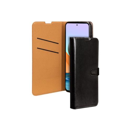 Bigben Connected - Étui À Rabat Pour Téléphone Portable - Portefeuille Pliable - Synthétique - Noir - Pour Xiaomi Redmi Note 10 Pro