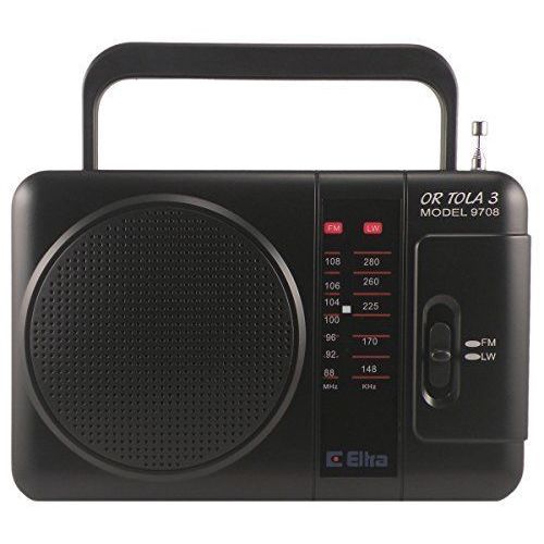 Elta TOLA 3 Portable Analogique (FM, LW), Radio, Noir