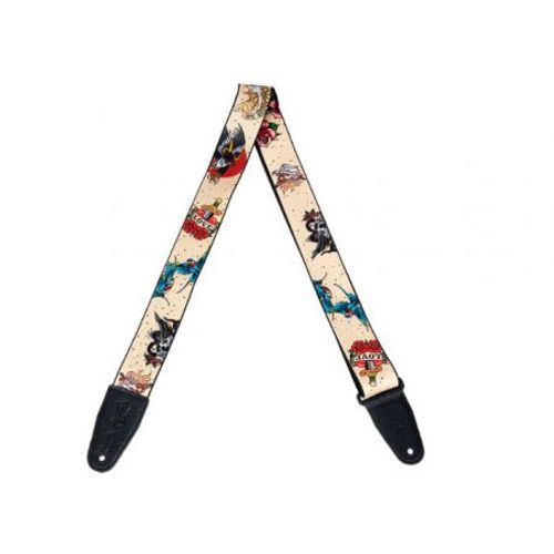 Levy's - Mp2tat-005 - Sangle Guitare Et Basse Polyester Série Tattoo