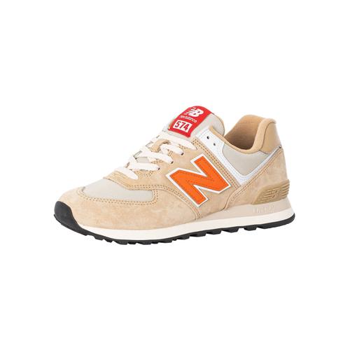 New Balance 574 Baskets En Daim Beige