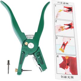 Lot De 2 Pinces à étiquettes Auriculaires Pour Bovins, Vaches, Moutons, étiquettes D'oreille, Applicateur, Outil D'identification Du Bétail, Pince Perforatrice Universelle (noir