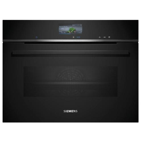 Siemens - Four intégrable combi vapeur 47l 60cm a+ hydrolyse noir CS736G1B1