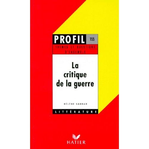 La Critique De La Guerre