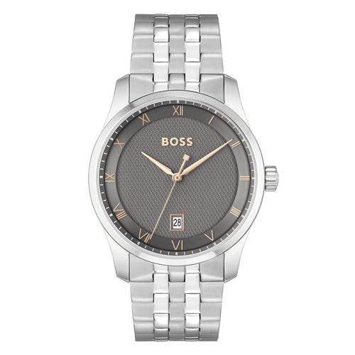 Boss Montre-Bracelet En Acier Inoxydable, Gris