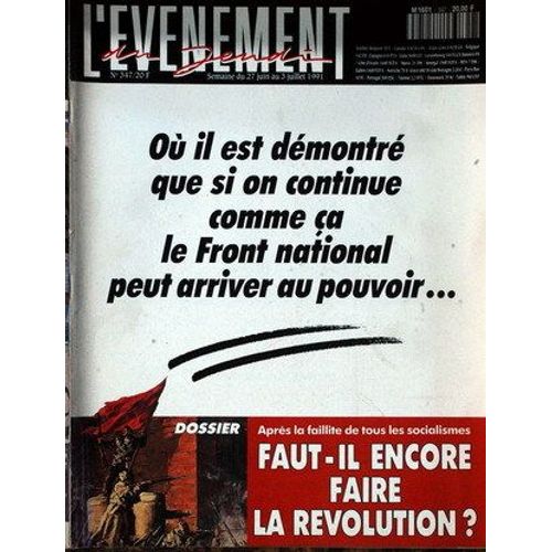 Evenement Du Jeudi (L') N° 347 Du 27/06/1991
