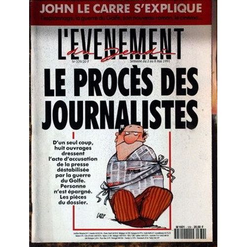 Evenement Du Jeudi (L') N° 339 Du 02/05/1991