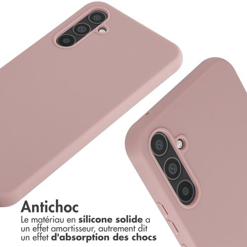 Imoshion Ï»¿Coque En Silicone Avec Cordon Samsung Galaxy A34 (5g) Sand Pink