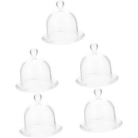 Haifu Lot de 10 Petites Mini Bouteilles en Verre Transparent avec