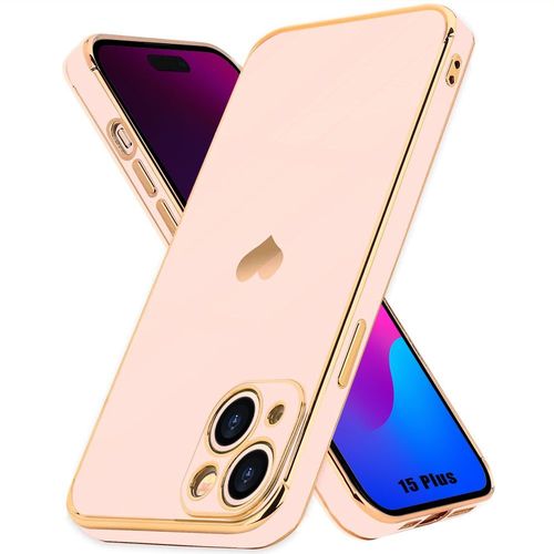 Coque Silicone Pour Iphone 15 Plus - Protection Anti-Rayures Ultra Slim Léger - Rose - E.F.Connection