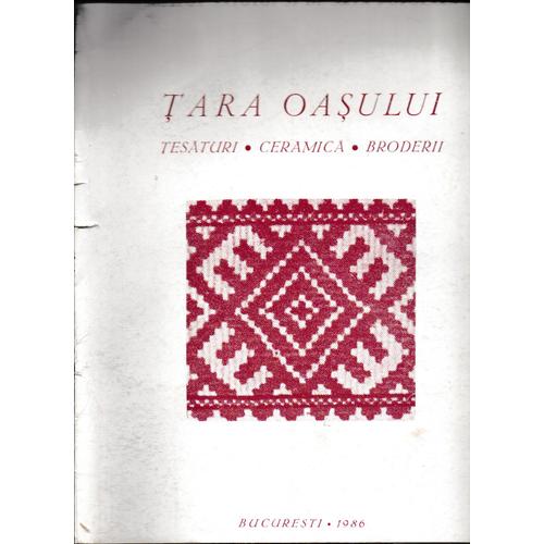 Tara Oasului Tissu Céramique Broderie Roumanie