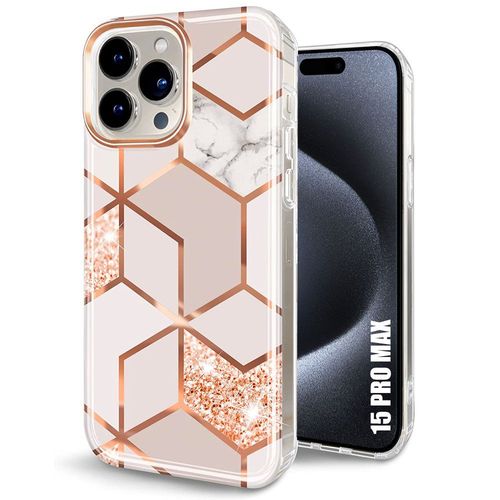 Coque Tpu Pour Iphone 15 Pro Max, Protection Slim Léger Souple Antichoc Rose - E.F.Connection