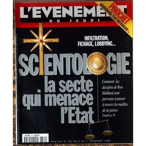 Evenement Du Jeudi (L') N° 731 Du 05/11/1998